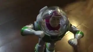 Toy Story Buzz Lightyear Space Ranger Action Figure Battery Operated With Lights, Music and Sounds