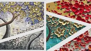 Modern Abstract Wall Art Decor Colorful Floral Artwork Painting Home Decor  CP Painting Online