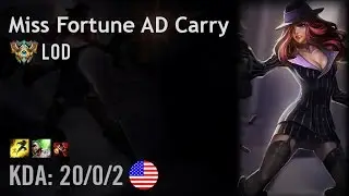 Miss Fortune AD Carry vs Lucian - LOD - NA Challenger Patch 6.10