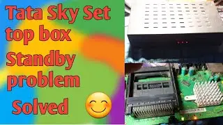 tata sky set top box standby problem | tata sky set top box red light problem🛑