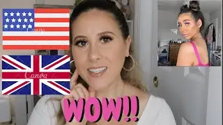 MAKEUP SWITCH CHALLENGE | UK vs USA | ME AND MY FRIEND SWAP MAKEUP