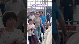 Suhana Ananya Abram Spotted In Kolkata Airport 🏏😂#ipl2025 #kkr #kolkata #airport #shorts