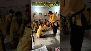Lavaniya Singh Jadon Got Black Belt #youtubeshorts #kassido #martialarts
