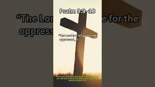 God Is Our Refuge 🕊️ &ndash; Psalm 9:9&ndash;10 #shorts