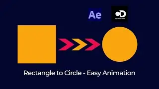 Animate a Shape from Square to Circle in After Effects | Easy Motion Tutorial