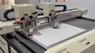 Double-head cutting machine, one machine, double the efficiency#cuttingskills #paper #fabriccutting