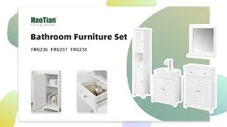 HaoTian Bathroom Furniture Set | Bathroom storage cabinet | Bathroom cabinet | FRG236-W