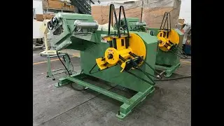 2 IN 1 Decoiler Straightener GL-400 For Coil Feeding To UK
