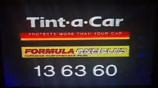 Tint A Car 2000 TV Ad Old Australian Commercial Window Tinting