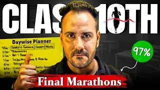 Class 10 Maths Final Revision Marathon 🔥| Complete Maths Daywise Planner by Ushank Sir