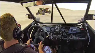 Polaris RZR 1000 XP Sand Dune Bashing in the desert