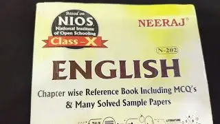 NIOS CLASS 10TH English (202) Important sample paper for On demand exam October 2025 👈🏼