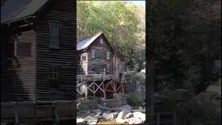 Fall Magic at Glade Creek Grist Mill 🍁 | Hidden Gem of West Virginia #shorts #westvirginia