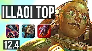 ILLAOI vs NASUS (TOP) | 6 solo kills, 300+ games, Rank 11 Illaoi | EUW Master | 12.4