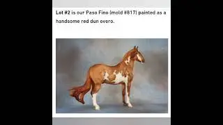 Breyer Breyefest live auction models part one