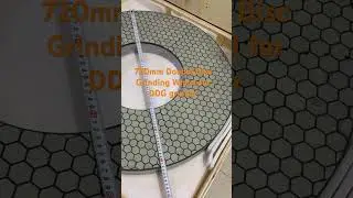 720mm double disc grinder wheel for ceramics #doubledisc #ddg #ceramicgrinding #doublesideddisc
