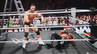 WWE 2k25 faction wars stage 3 event 1 LA Knight vs Farooq ladder match Tuesday October 14th 2025