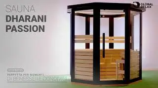 DHARANI PASSION Sauna esterna a vapore fino a 4/5 persone | Abete I LED I T/H Meter I 8000w Power