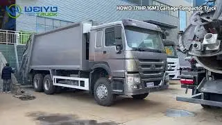 HOWO 371HP Garbage Compactor Truck 16CBM 18CBM