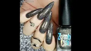 31 Days of Halloween ~ Zombie Claw Polish || Indie Nail Lacquer Swatch Application Swatch