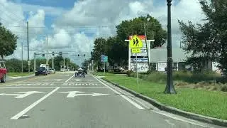 Driving Sebring FL Historic Downtown