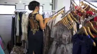 Designer Dress photoshoot at www.cargoclothing.com Pia Michi and Sherri Hill dresses.