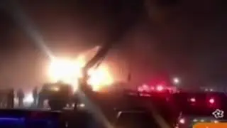 Watch: Bus catches fire after collision with tanker in Iran, 21 dead