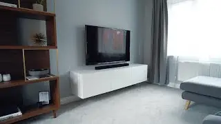 Clean & Minimal 4K TV Setup - Hiding Cables In The Wall