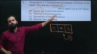 Q-3 NEET thermodynamics from errorless: Temperature is a measurement of coldness and hotness of an o