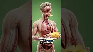 What Chips Do to Your Body | 3D Digestive Animation #anime #healthyfood #eating #mukbang #trending