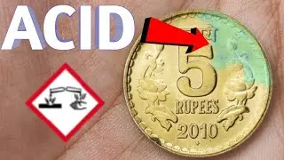 5 RUPEES COIN VS NITRIC ACID | ( ACID Coin Shocking Result ) | Experiment shuruaat 