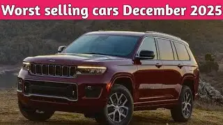 Top 25 least selling cars December 2025 | Worst selling cars December 2025.| AV Auto vlogs