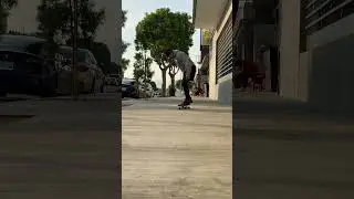Skater does a clean two trick line #shorts #skateboarding