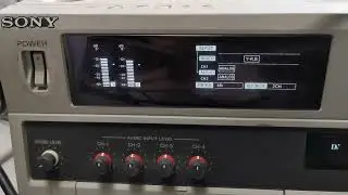 Проба захвата видео с видеомагнитофона SONY DSR-1800AP (кассета mini DV)