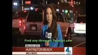 MOB RIOT At Vans US Surfing Competition Huntington Beach Chaos Explicit police fight