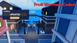 ALL NEW CODES IN NEWLY RELEASED FRUIT WARRIORS | Roblox