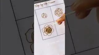 Step by step stylish bold flower Mehndi design || #bold #flower #mehndi #art #shorts #ytshorts
