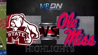 Mississippi State vs Ole Miss Football Highlights (2018)