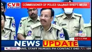 CP Sajjanar Speaks To Media Over Cyberabad Police Annual Press Meet 2020 | CVR English