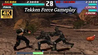 Tekken Force 4k gameplay play #tekkenforce