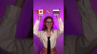Canada vs  Russia#countries #flags #countryballs