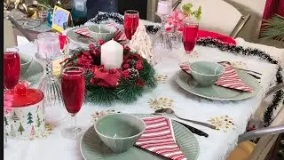 Christmas Dinning Table Decor | Simple & Elegant | Warm & Cozy Vibes | @SwatisPassion 