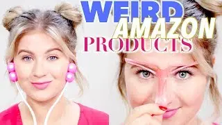 TESTING CRAZY WEIRD AMAZON BEAUTY PRODUCTS | Milabu