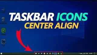 How to Center Taskbar Icons | Windows 10
