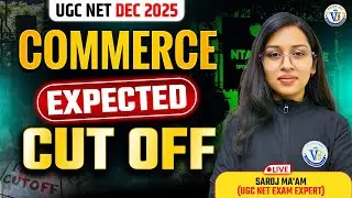 UGC NET Commerce Expected Cut Off 2025 | NET & JRF Cut Off Analysis | Vision JRF | By Saroj Mam
