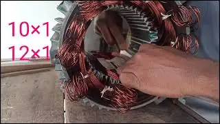 How To Winding 3 Phase Motor/7.5hp MOTOR Winding Connection_ electrical tamil #electricaltamil.