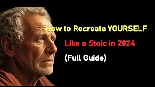 How to Recreate YOURSELF Like a Stoic in 2024 Full Guide