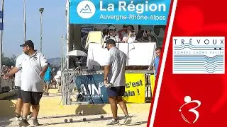 Beau Huitième DURK vs GEORGET : Supranational à pétanque de Trévoux 2023