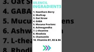 Silencil Ingredients #Shorts