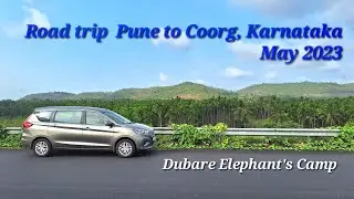 Pune to Coorg, Karnataka Road Trip May 2023 | Day 3 | Dubare Elephant's Camp